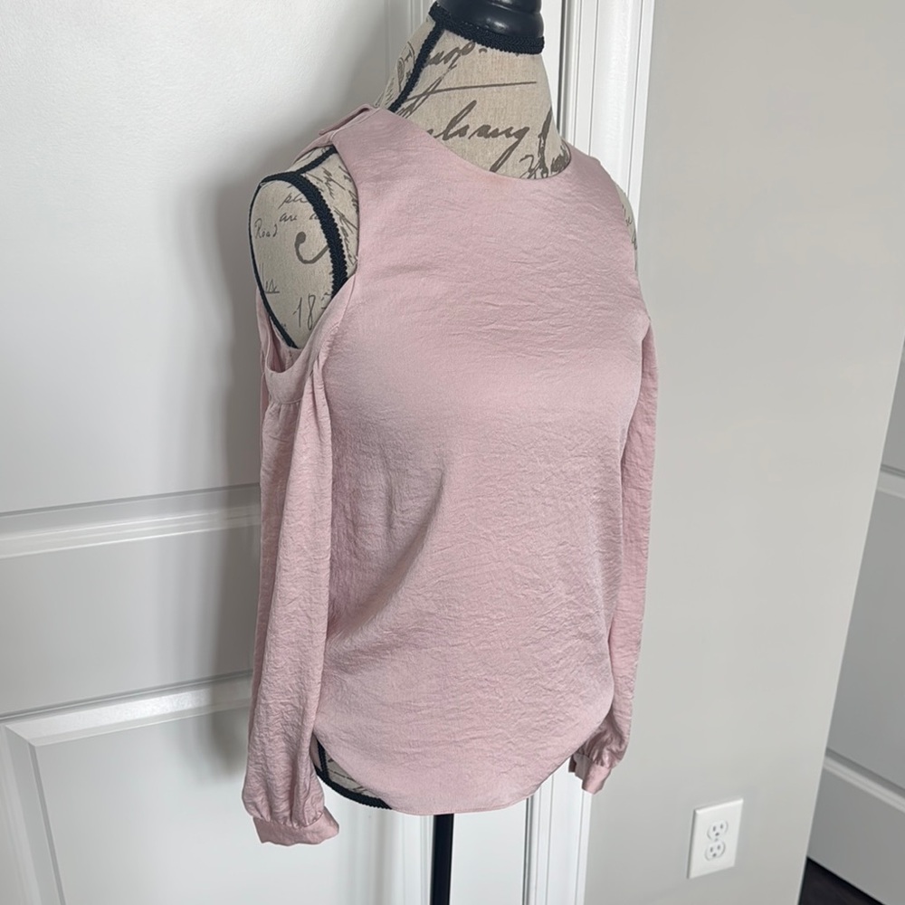 Express Pink Blouse with Chic Design